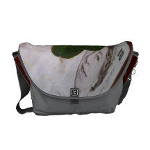 Lucky Days, Four Leaf Clover Messenger Bag