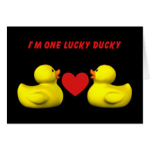 Lucky Ducky Card