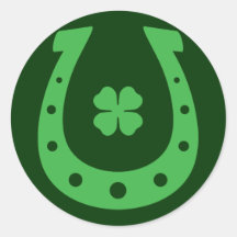Lucky Horseshoe Stickers
