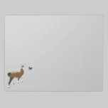 Lucky Llama & Blue Boho Butterfly Notepad notepads