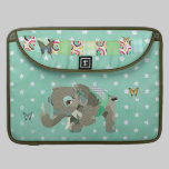 Lucky Llama Jaded Damask Macbook Sleeve macbook sleeves
