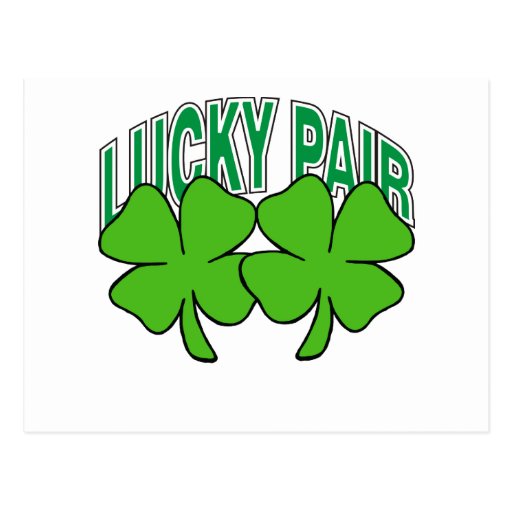Lucky Pair Naughty Women's Postcard