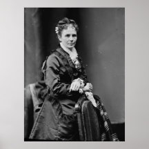 Lucretia Garfield Print