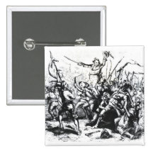 Luddite Rioters Button
