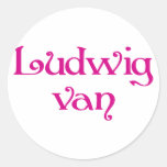 Ludwig van aufkleber