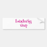 Ludwig van auto sticker