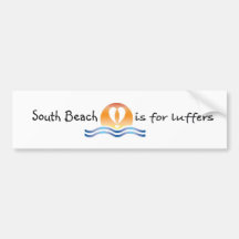 Luffers Sunset_South Beach Bumper Sticker