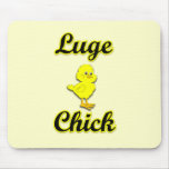 Luge Chick Mousepads