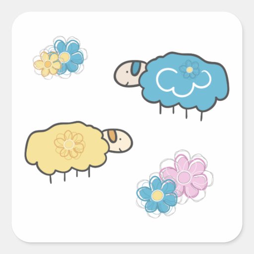 Lullaby Square Sticker