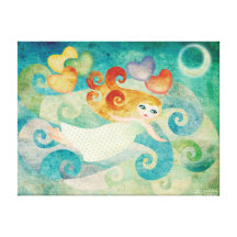 Lullaby Stretched Canvas Print Wall Art