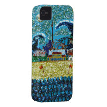 Luna Bondi Sequin Art iPhone 4 Barely There Case-Mate iPhone 4 Cases