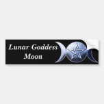 Lunar Goddess Bumper Sticker