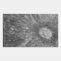 Lunar Impact Crater Tycho on Earth's Moon Sticker