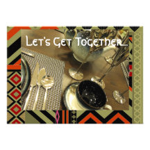 Luncheon dinner party invitation