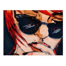 Lunettes Noires Postcards