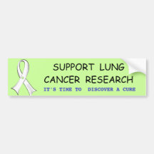 Lung Cancer Awareness Bumper Sticker