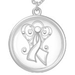 Lung Cancer Ribbon Angel In Memory Custom Jewelry