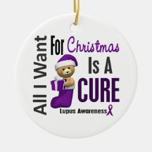 Lupus All I Want For Christmas Ornaments