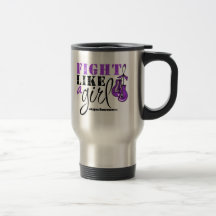 Lupus Awareness Fight Like a Girl Mugs