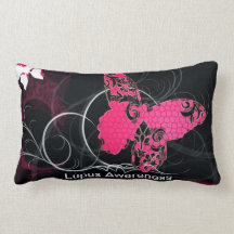 Lupus Awareness Throw Pillow