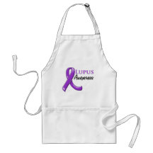 Lupus Awareness Ribbon Apron