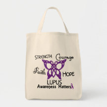 Lupus Celtic Butterfly 3 Canvas Bags
