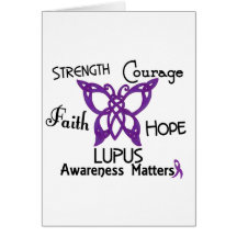 Lupus Celtic Butterfly 3 Greeting Cards