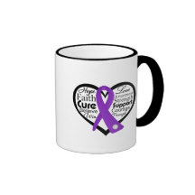 Lupus Heart Ribbon Collage Mug