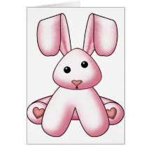 Lura's Stuffed Bunny 4 Card