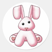 Lura's Stuffed Bunny 4 Sticker