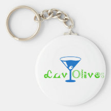 "Luv Olives" , the keychain