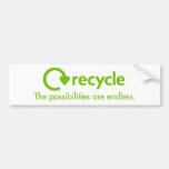 Luv Recycle Sticker Bumper Sticker