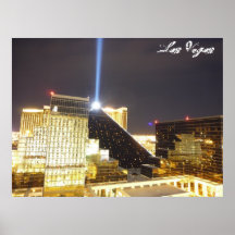 Luxor at Night Poster