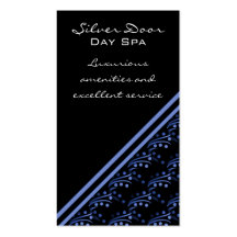 Luxurious Glam Business Card, Blue