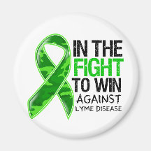Lyme Disease - Fight To Win Magnet