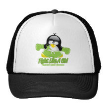 Lyme Disease Fighting Penguin Mesh Hat