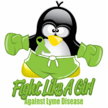 Lyme Disease Fighting Penguin Photo Cut Out