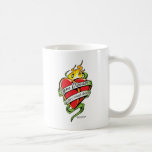 Lyme Disease Tattoo Heart Mugs