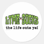 Lyme Sucks Sticker