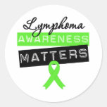 Lymphoma Awareness Matters Stickers