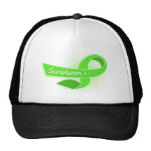 Lymphoma Cancer Survivor Ribbon Hat
