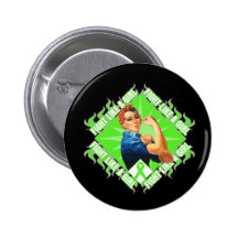 Lymphoma Fight Rosie The Riveter Button