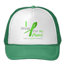 Lymphoma I Wear Lime Green For My Aunt Trucker Hat