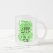 Lymphoma Keep Calm and Fight On Mug