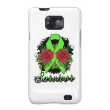 Lymphoma Survivor Rose Grunge Tattoo Samsung Galaxy SII Cases