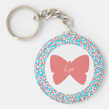 Lyn Butterfly Dots Keychain - 369