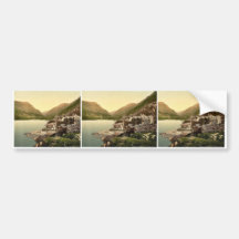 Lyn Peris Pass, Llanberis, Wales rare Photochrom Bumper Sticker