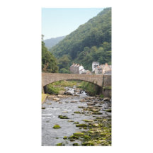 Lynmouth in Devon, England. Personalized Photo Card