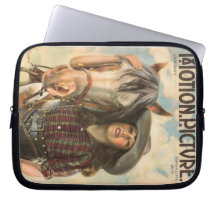 Mabel Normand 1922 vintage movie magazine cover Computer Sleeve
