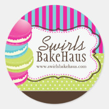 Macaron and Dessert - Packaging Stickers